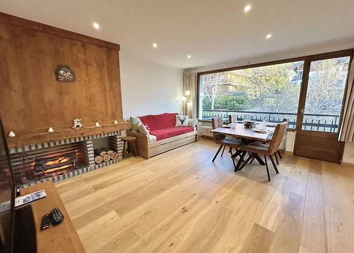 + A Megeve, 4 Couchages, 500m Des Remontees, Balcon Sud, Parking Inclus - Fr-1-597-34 Lejlighed